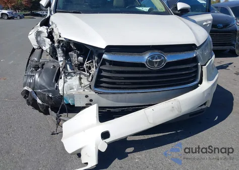 2015 Toyota Highlander Limited Platinum V6 from USA, damaged, VIN 5TDDKRFH8FS134385
